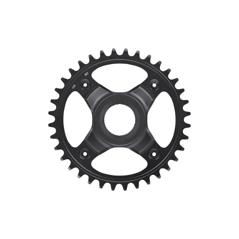 Plato 36D Negro 55mm STEPS Shimano SM-CRE70-12-B Sin Guia cadena