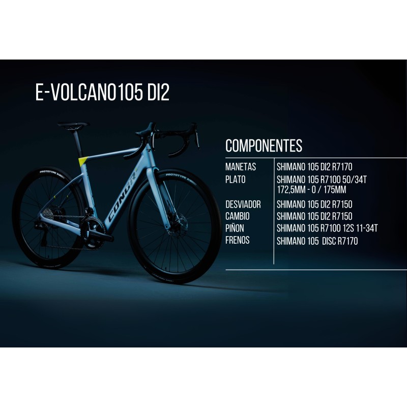 BICI CONOR ELECTRICA CARRETERA E-VOLCANO