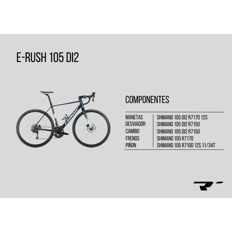 BICI CONOR ELECTRICA CARRETERA E-RUSH