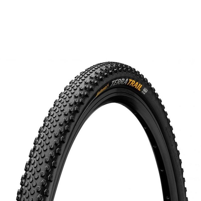 CUBIERTA CONTINENTAL TERRA TRAIL 700x45C SHIELDWALL TUBELESS READY PLEGABLE NEGRO 45-622