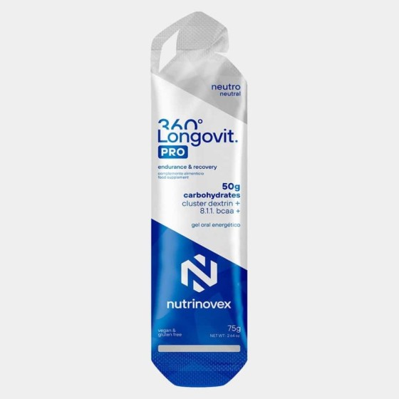 GEL ENERGETICO NUTRINOVEX LONGOVIT 360 GEL PRO - 50g CHO