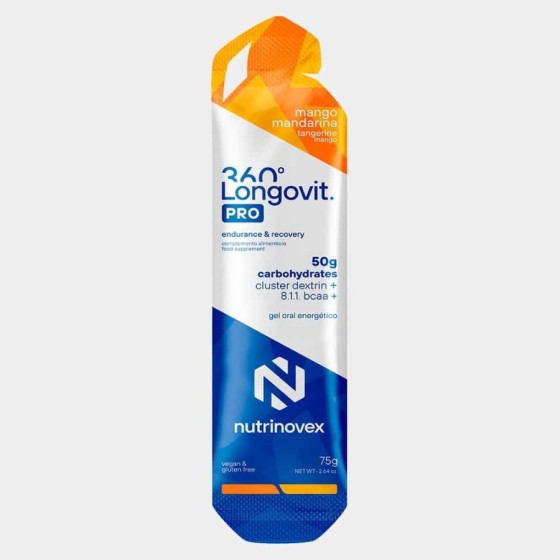 GEL ENERGETICO NUTRINOVEX LONGOVIT 360 GEL PRO - 50g CHO