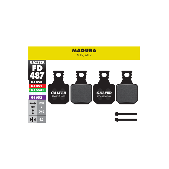 PASTILLAS DISCO GALFER MAGURA MT5, MT7