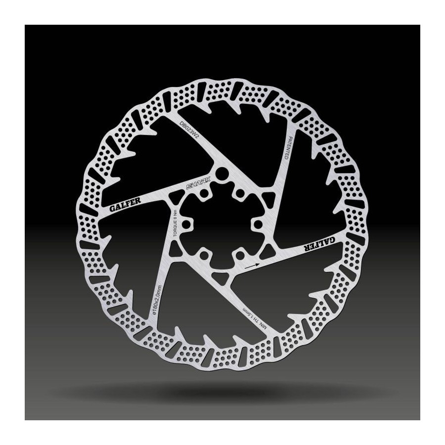 DISCO GALFER 6TORNILLOS SHARK 1,8MM  MTB
