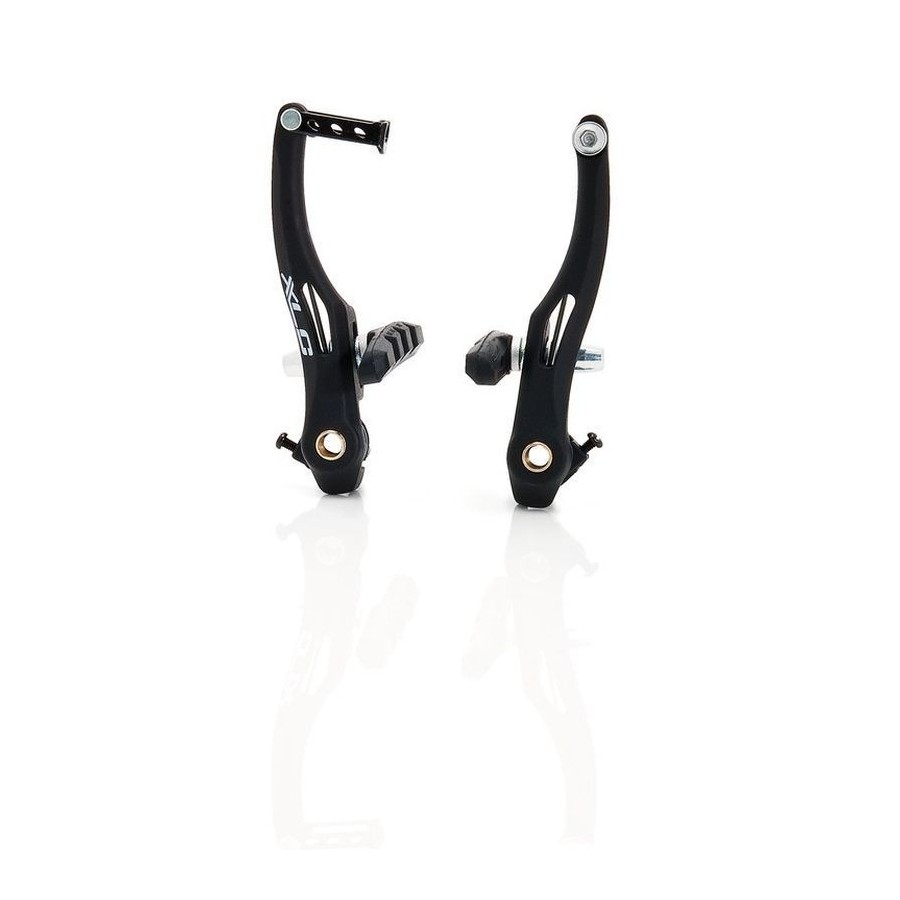 XLC BR-V03 FRENO V-BRAKE ALUMINIO 70MM BRAZO 110MM PARA RUEDA DELANTERA O RUEDA TRASERA NEGRO