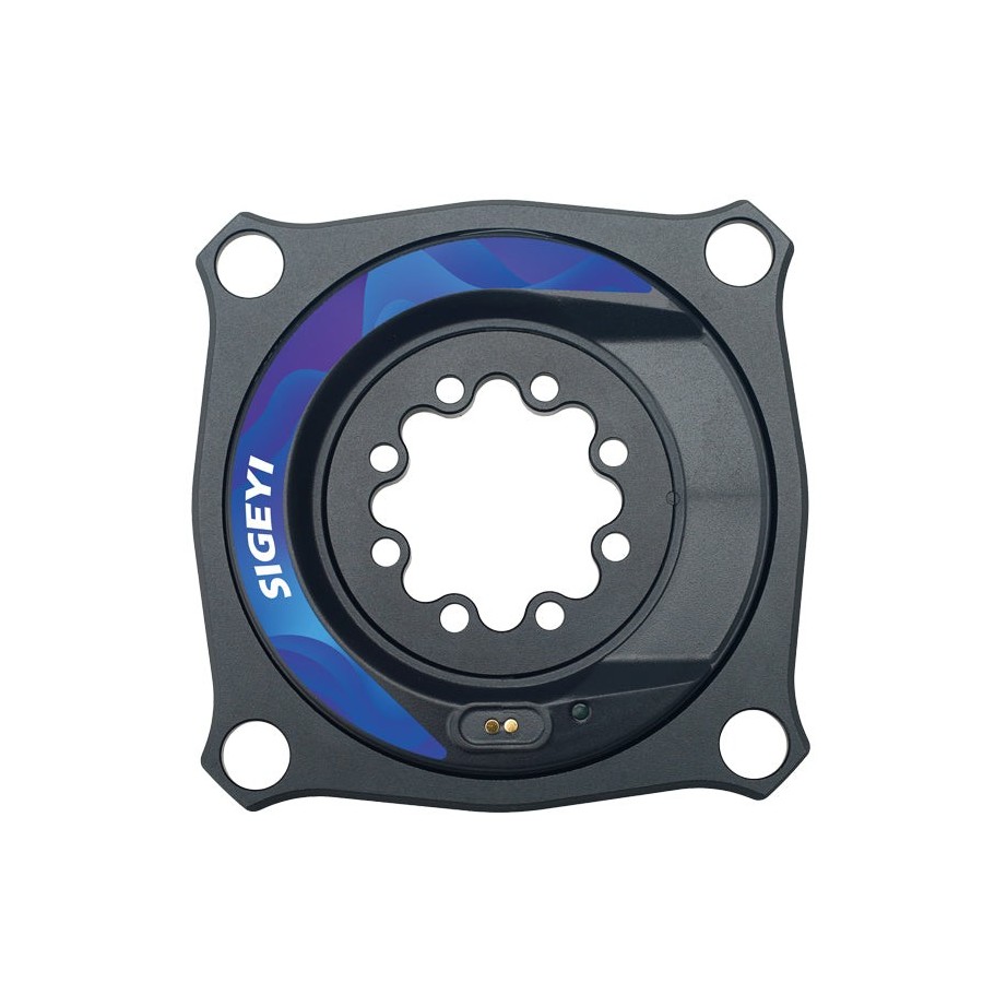 SIGEYI - Potenciómetro Araña AXO  Ant+ Bluetooth, Dual, Potencia, Cadencia, L/R Equilibrio, Bateria Recargable. IP67