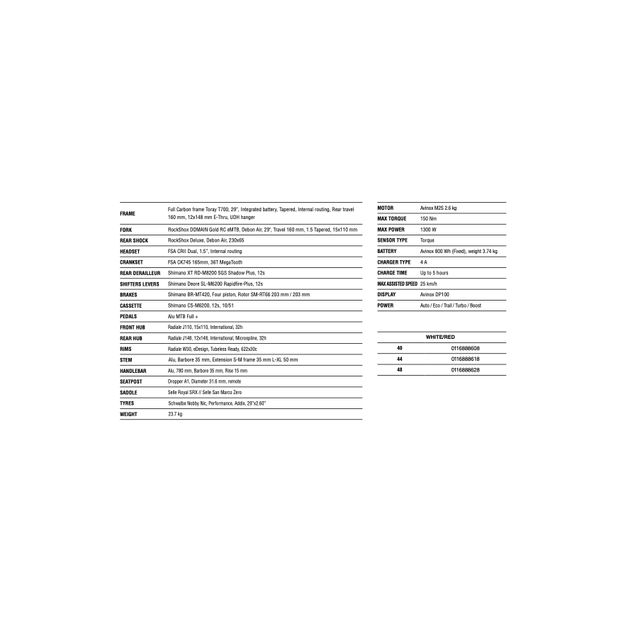 BICI WHISTLE ELECTRICA AXR C6.7 AVINOX M2S