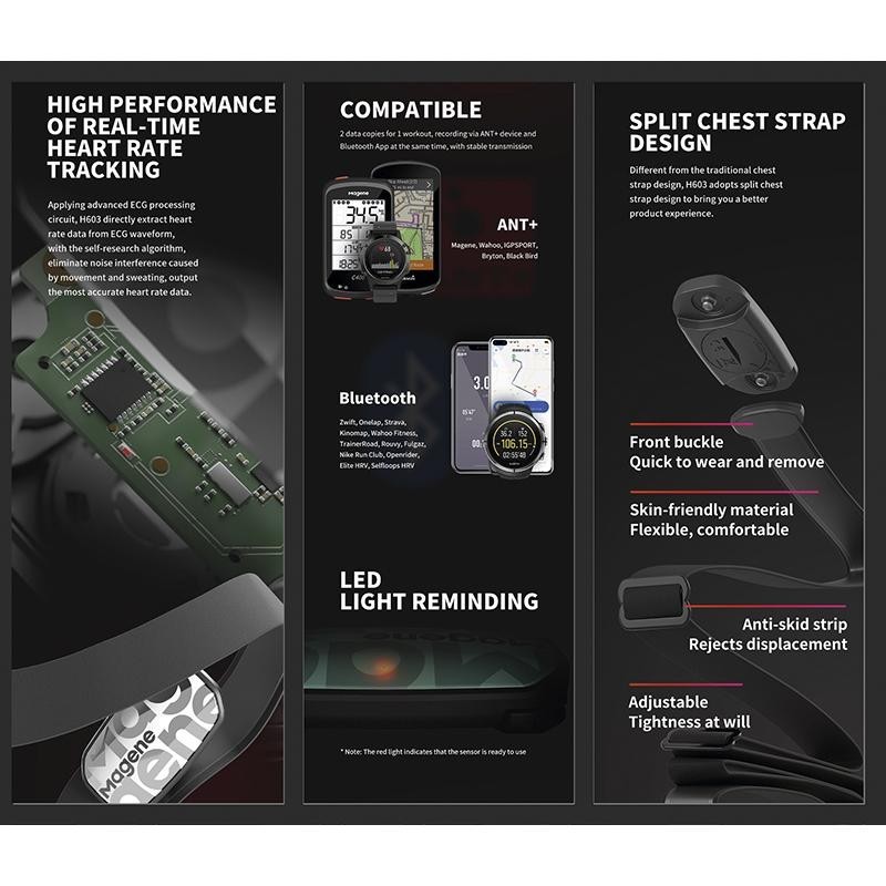 SOLO CINTA BANDA CARDIOFRECUENCIOMETRO MAGENE H603