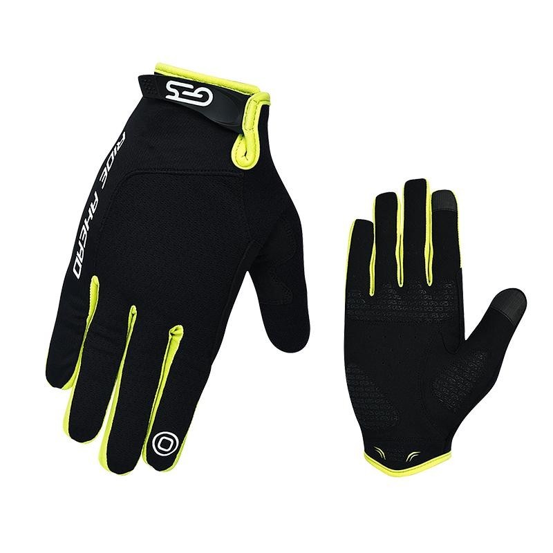 GUANTES LARGOS GES GEL PRO T-L, ROJO/NEGRO